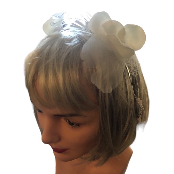 David’s Bridal Russian Tulle Blusher Veil W/Handband & Swarovski Crystals NEW - Picture 10 of 11